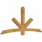 Ekena Millwork Alberta Rough Sawn Timber Gable Bracket, Western Red Cedar, 84"W x 38"H x 4"D x 4"F, 11/12 Pitch GBW084X38X0404ALB00RWR - alternate 2